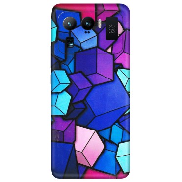 Xiaomi Redmi Phone Skins (All Models) - Cube Doodle - 3D Embossed Finish (L-141) Mi 11 Ultra