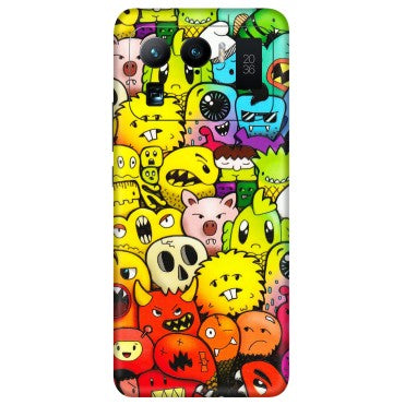 Xiaomi Redmi Phone Skins (All Models) - Angry Funkies - 3D Embossed Finish (L-169) Mi 11 Ultra