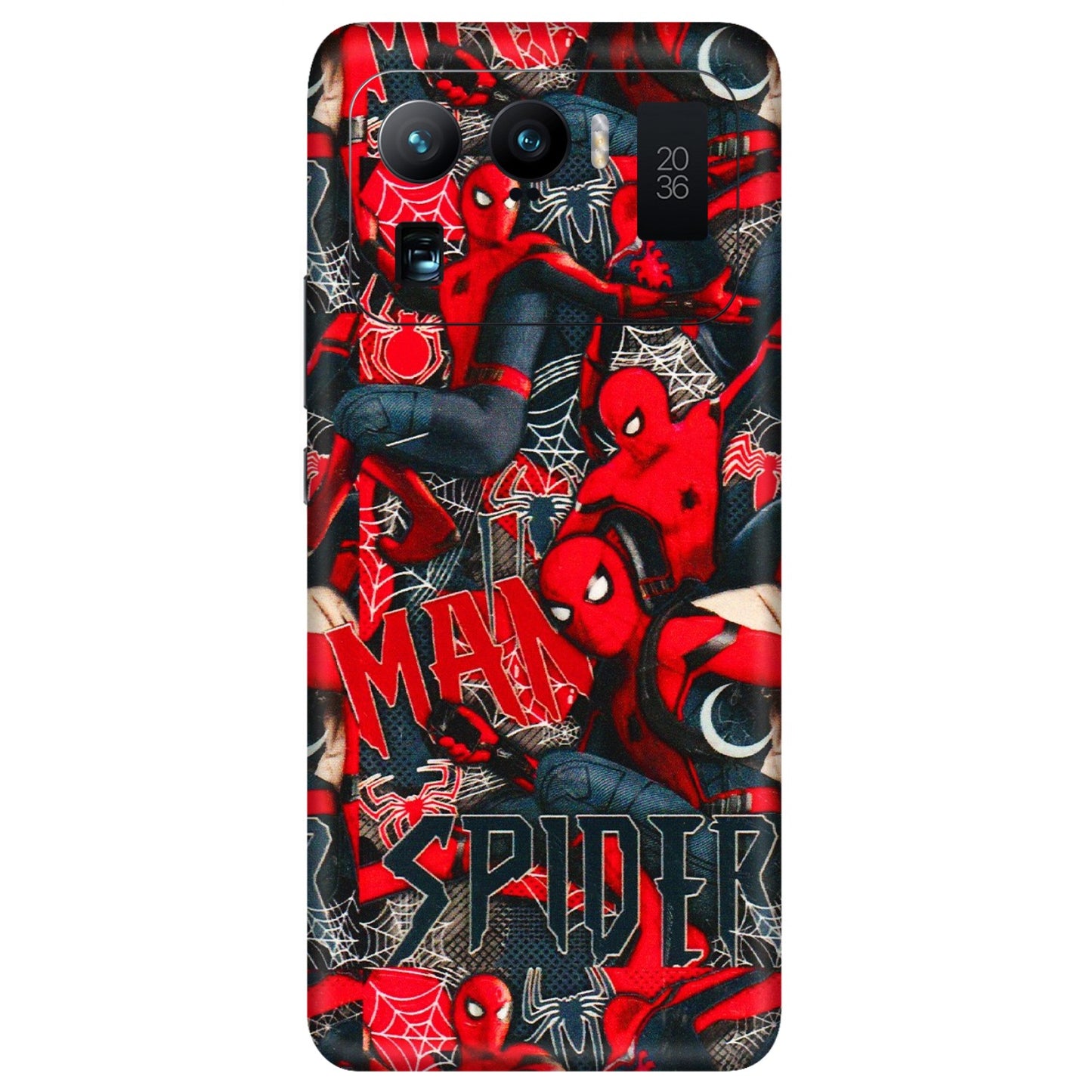Xiaomi Redmi Phone Skins (All Models) - SpiderMan Cool - 3D Embossed Finish (L-188) Mi 11 Ultra