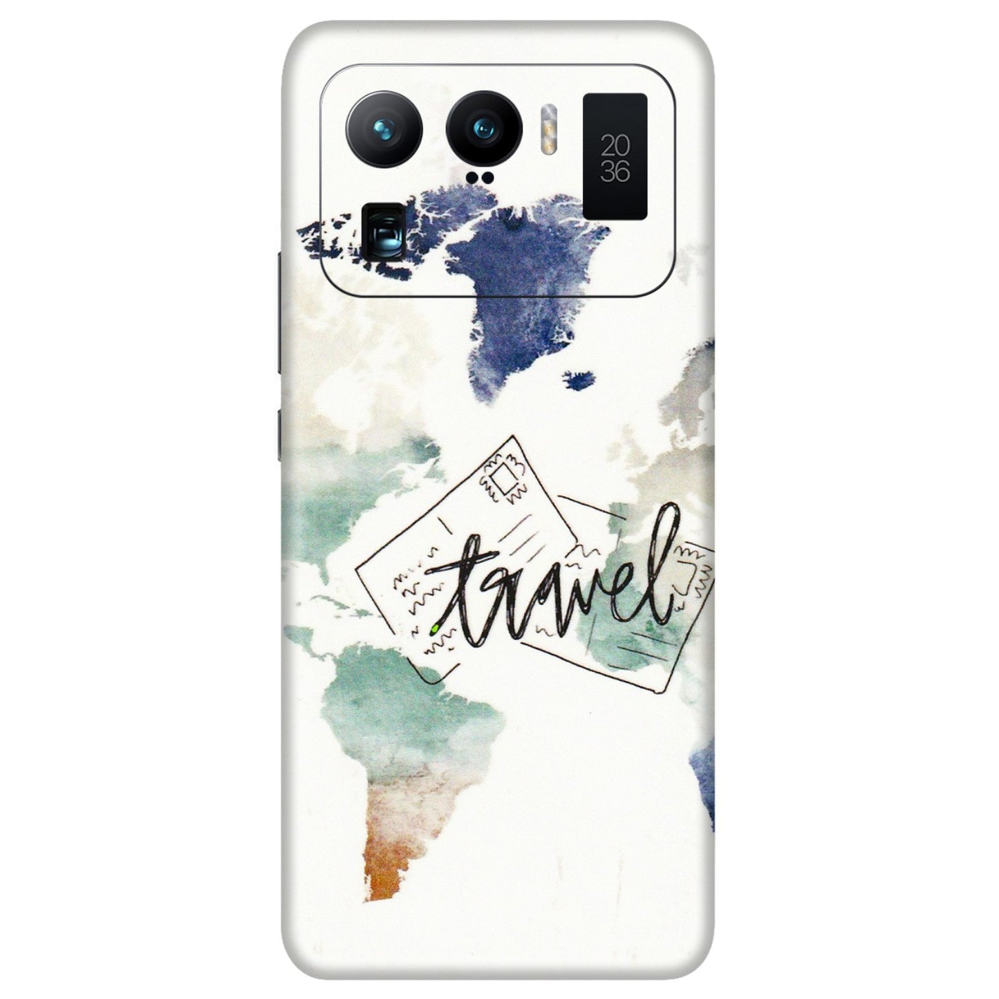 Xiaomi Redmi Phone Skins (All Models) - Travel The World - 3D Embossed Finish (L-232) Mi 11 Ultra