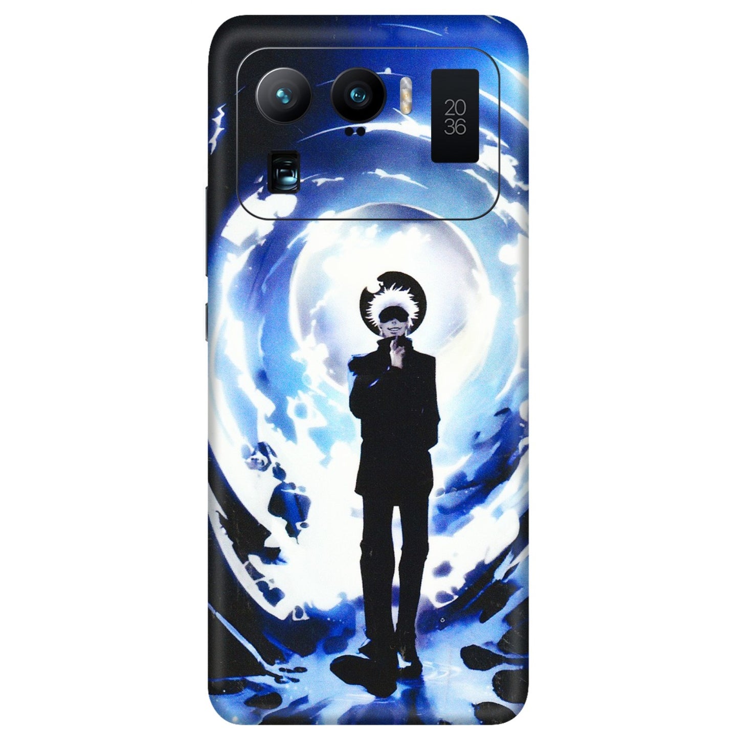 Xiaomi Redmi Phone Skins (All Models) - Satoru Gojo Dark Blue - 3D Embossed Finish (L-235) Mi 11 Ultra