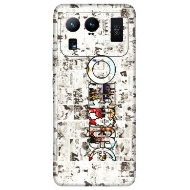 Xiaomi Redmi Phone Skins (All Models) - One Piece Manga - 3D Embossed Finish (L-26) Mi 11 Ultra