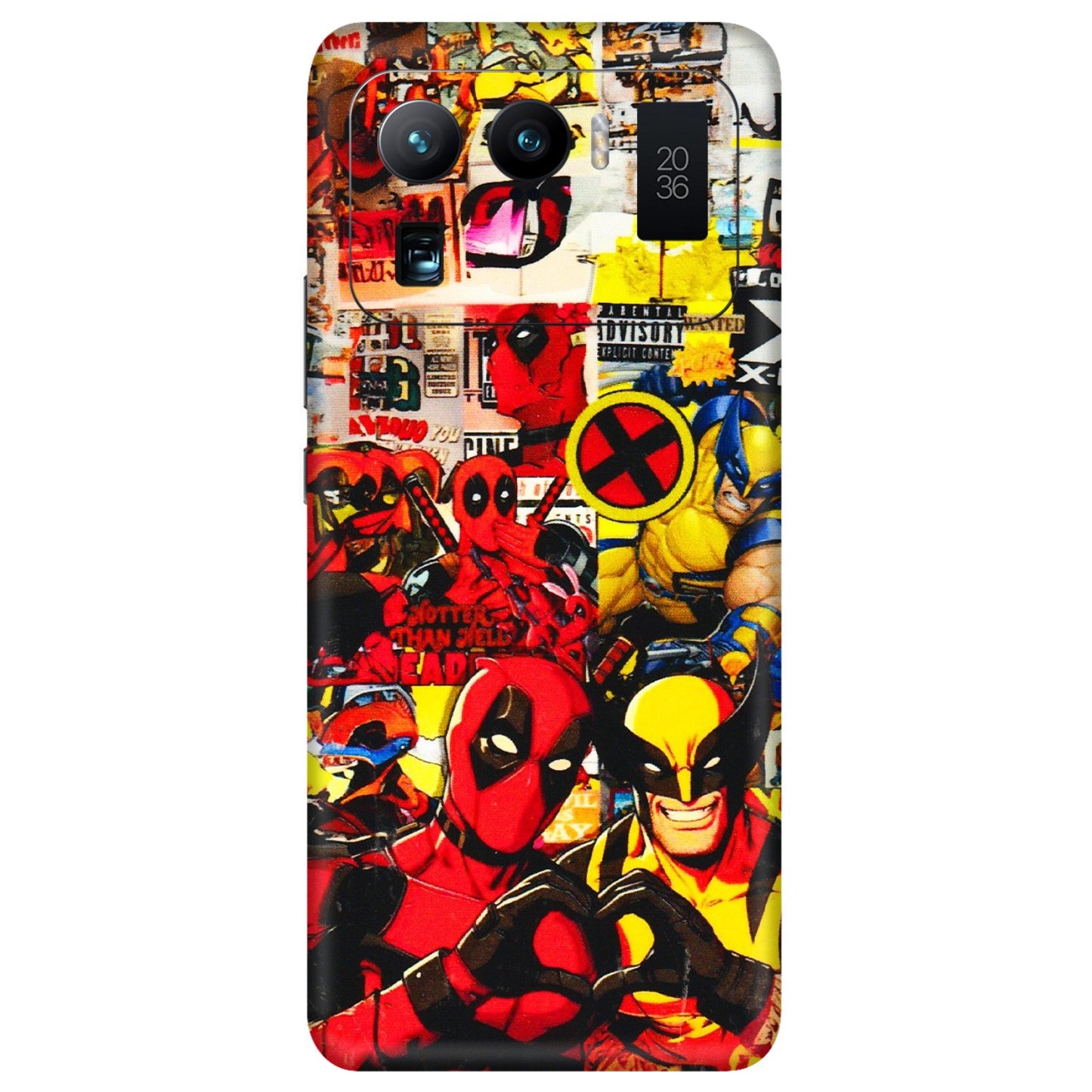 Xiaomi Redmi Phone Skins (All Models) - Spidy Wolverine - 3D Embossed Finish (L-310) Mi 11 Ultra