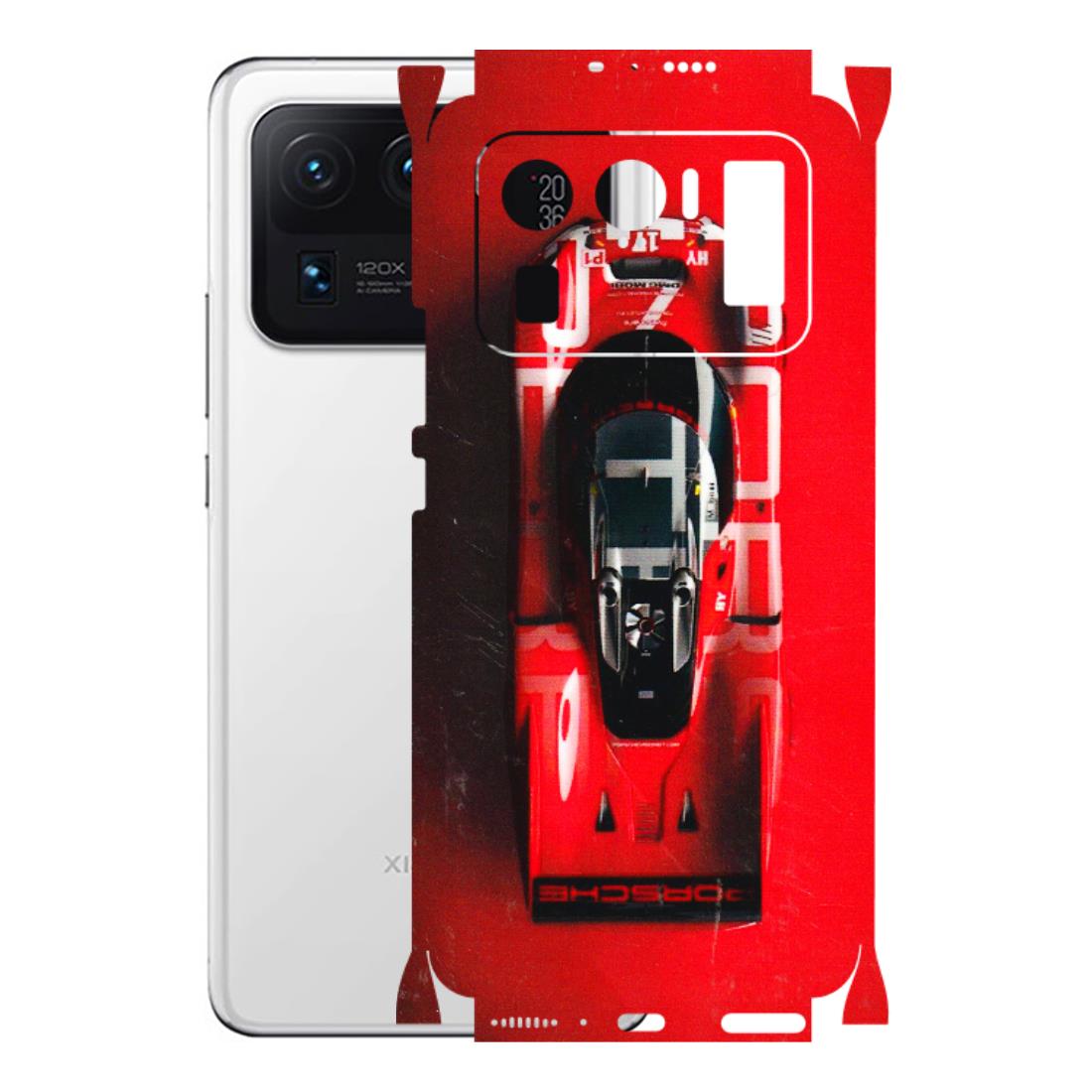 Xiaomi Redmi Phone Skins (All Models) - Red Porsche Car Logo - 3D Embossed Finish (L-315) Mi 11 Ultra