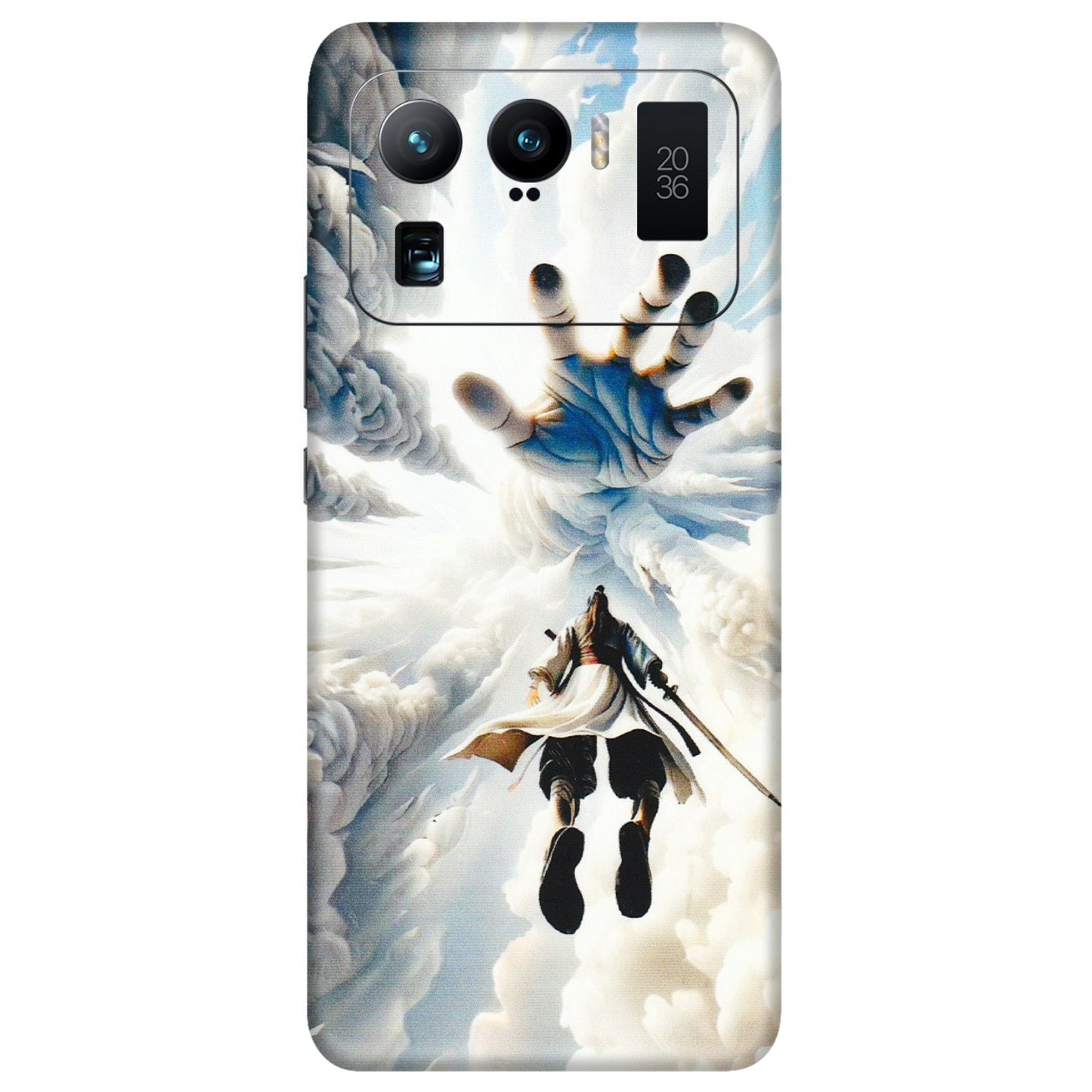 Xiaomi Redmi Phone Skins (All Models) - Big Hand With Monkey King - 3D Embossed Finish (L-323) Mi 11 Ultra