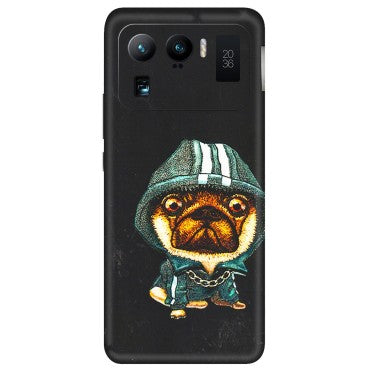 Xiaomi Redmi Phone Skins (All Models) - Puppy N Hoodie - 3D Embossed Finish (L-90) Mi 11 Ultra