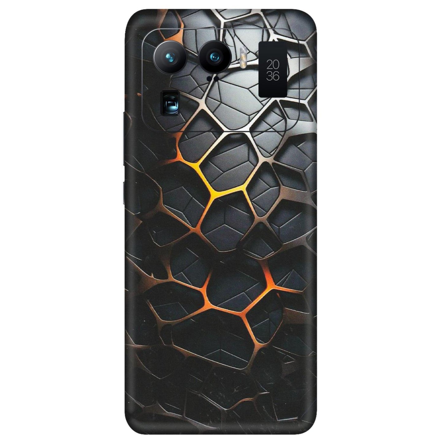 Xiaomi Redmi Phone Skins (All Models) - New Abstract Graphite Tiles - Matte Finish (M-130) Mi 11 Ultra