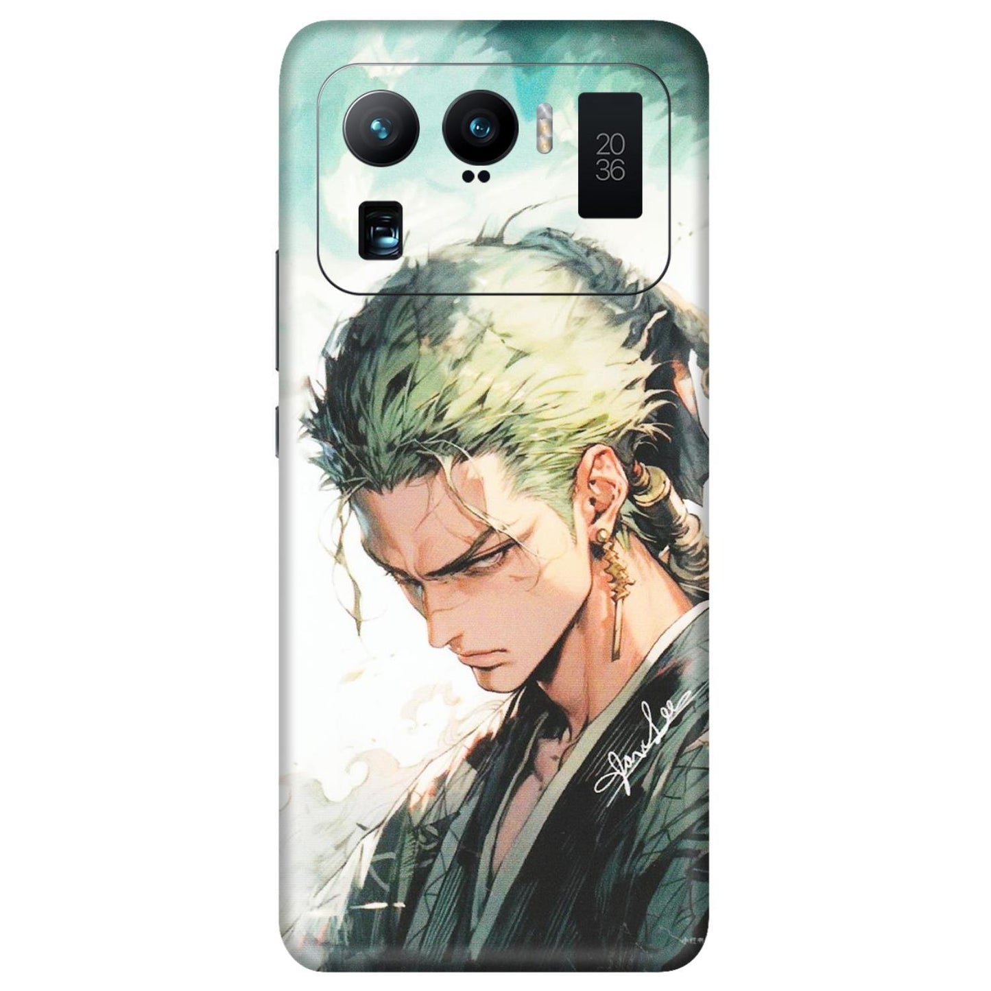 Xiaomi Redmi Phone Skins (All Models) - Pirate Hunter One Piece Anime - Matte Finish (M-157) Mi 11 Ultra