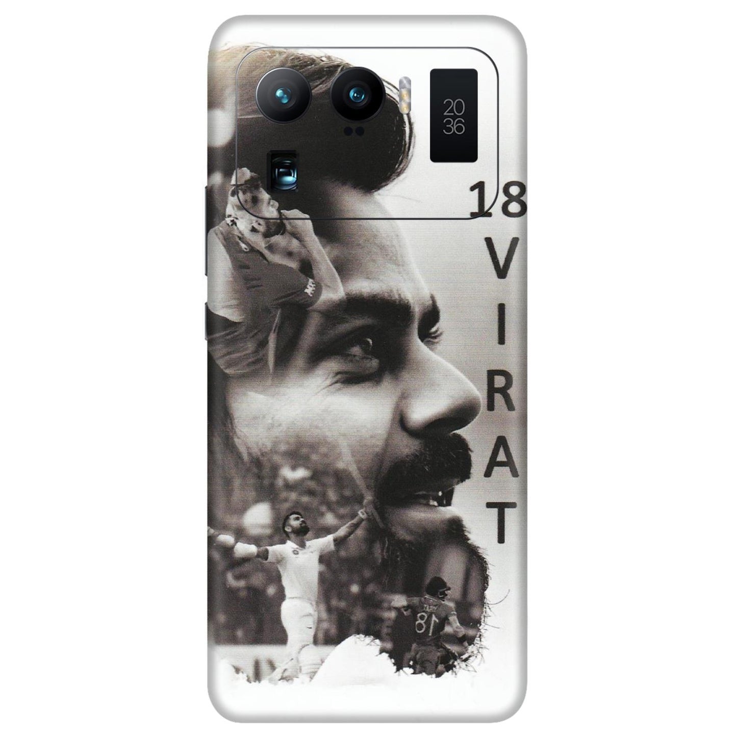 Xiaomi Redmi Phone Skins (All Models) - Virat Kohli Cricketer - Matte Finish (M-163) Mi 11 Ultra