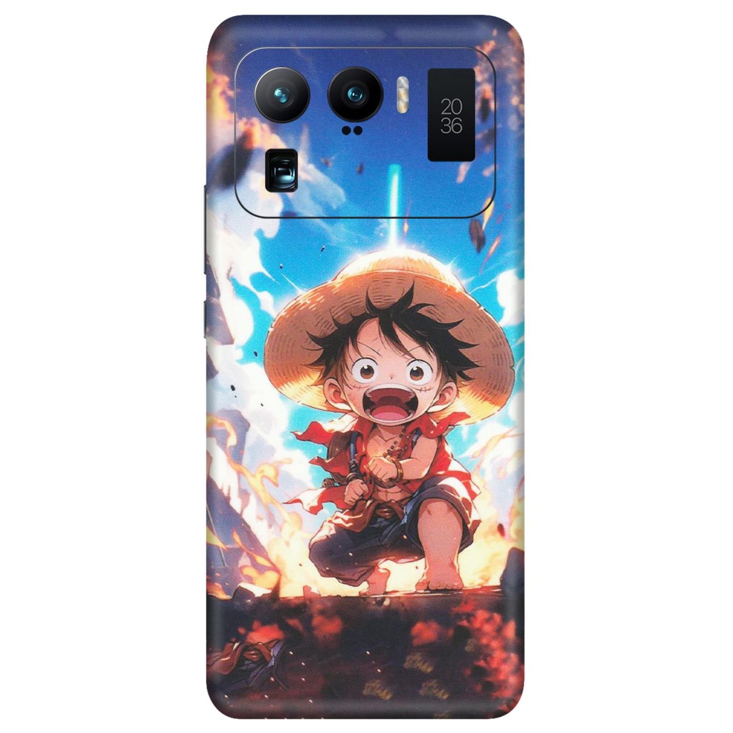 Xiaomi Redmi Phone Skins (All Models) - Toon One Piece Cute Character - Matte Finish (M-35) Mi 11 Ultra