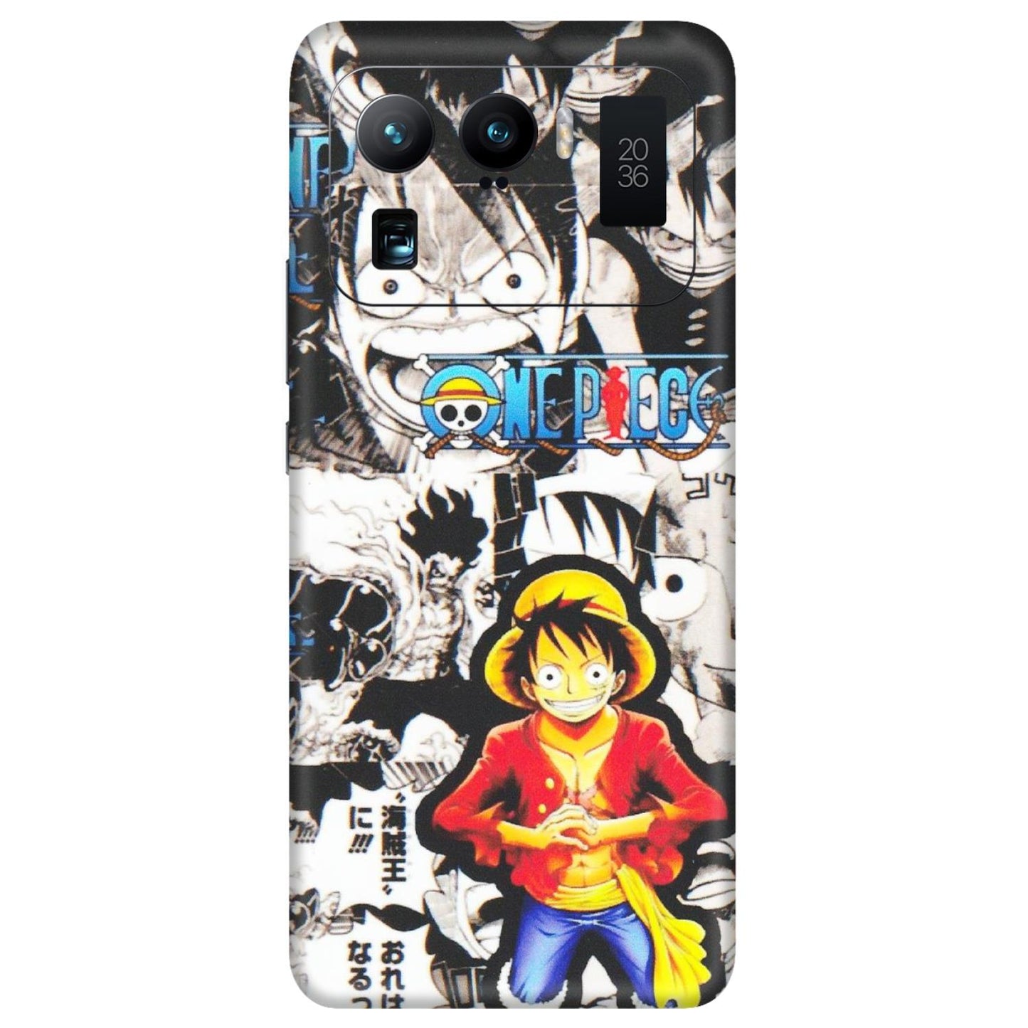 Xiaomi Redmi Phone Skins (All Models) - One Piece B&W - Matte Finish (M-63) Mi 11 Ultra