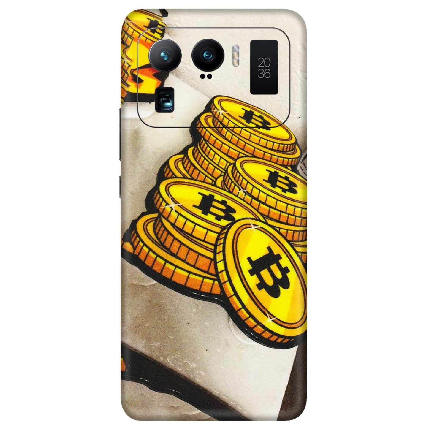 Xiaomi Redmi Phone Skins (All Models) - Billionaire Bitcoin Collection - Matte Finish (M-92) Mi 11 Ultra