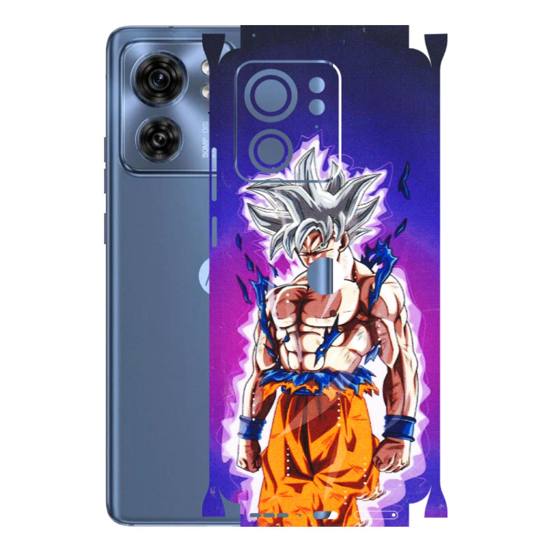 Motorola Phone Skins (All Models) - Goku Purple Anime - 3D Embossed Finish (L-147) Moto Edge 40 (5G)