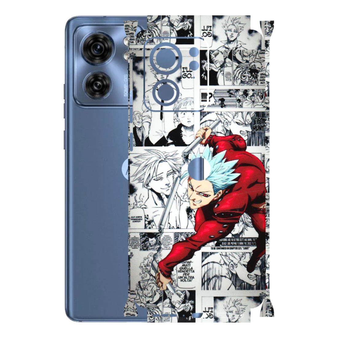 Motorola Phone Skins (All Models) - Anime Comic - 3D Embossed Finish (L-192) Moto Edge 40 (5G)