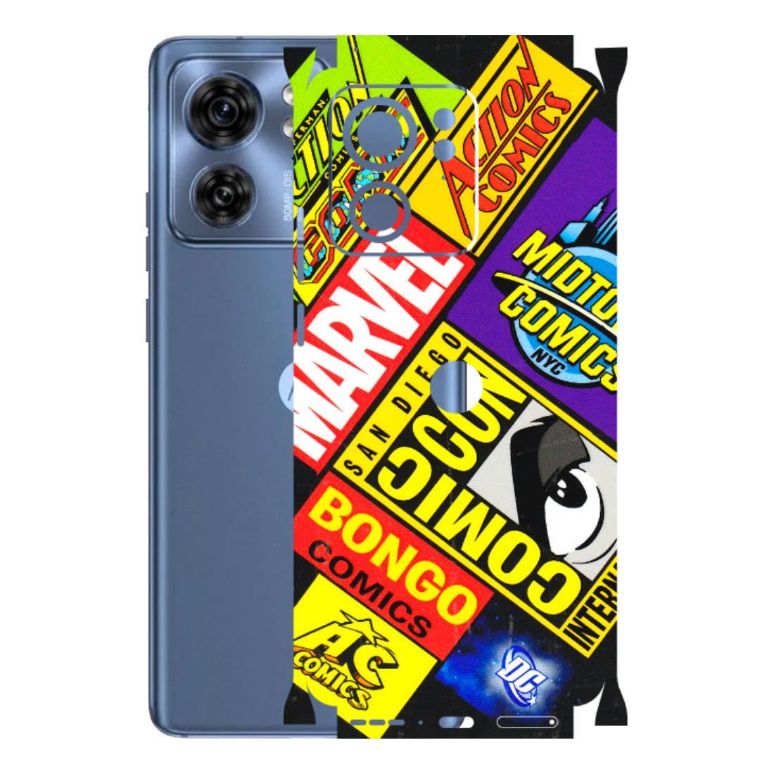 Motorola Phone Skins (All Models) - Bongo Comic Con - 3D Embossed Finish (L-325) Moto Edge 40 (5G)