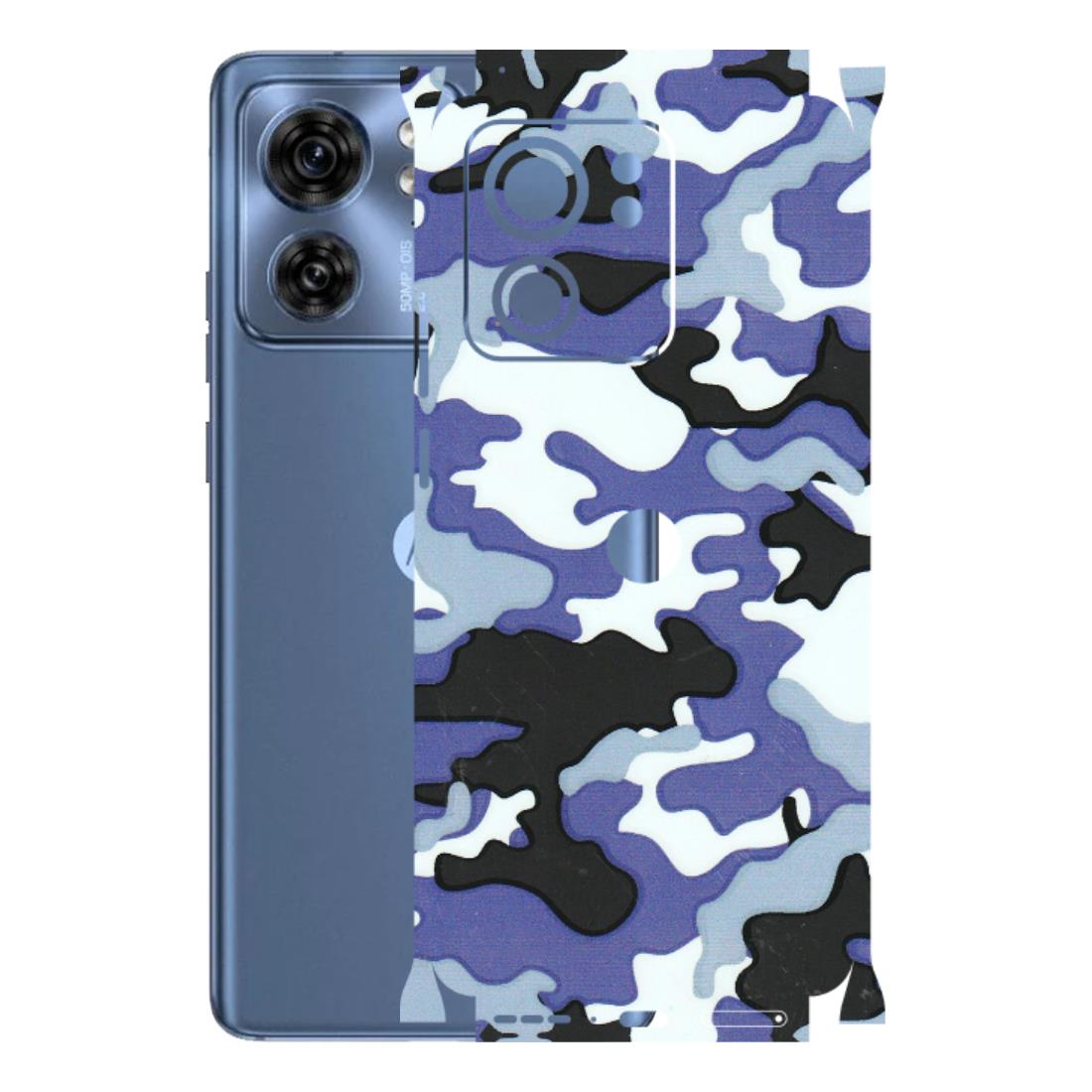 Motorola Phone Skins (All Models) - Powerfull Military Camoflauge - 3D Embossed Finish (L-49) Moto Edge 40 (5G)