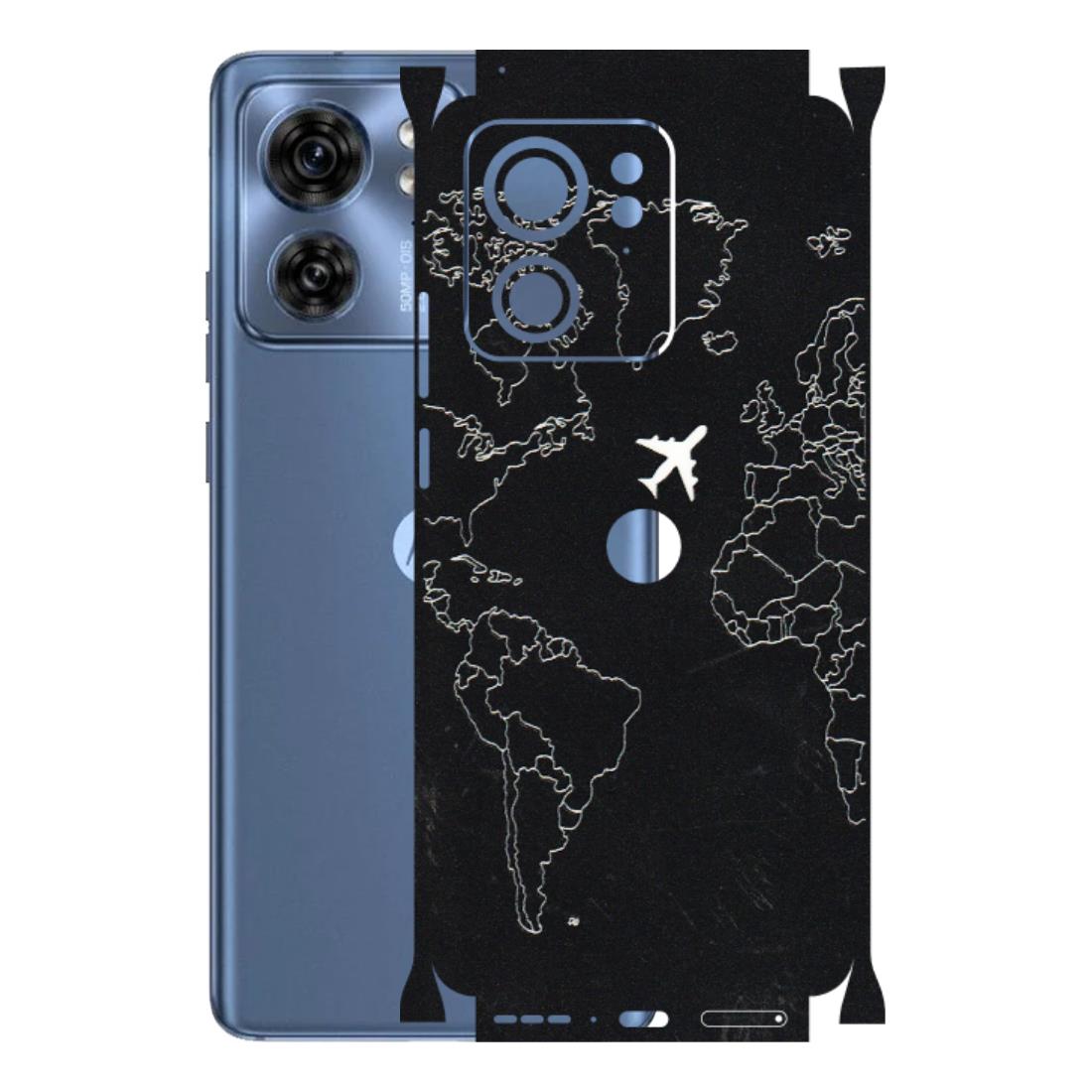 Motorola Phone Skins (All Models) - Never Ending Travel - 3D Embossed Finish (L-79) Moto Edge 40 (5G)