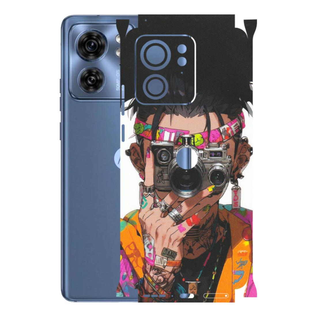 Motorola Phone Skins (All Models) - Camera Lover Girl - Matte Finish (M-09) Moto Edge 40 (5G)