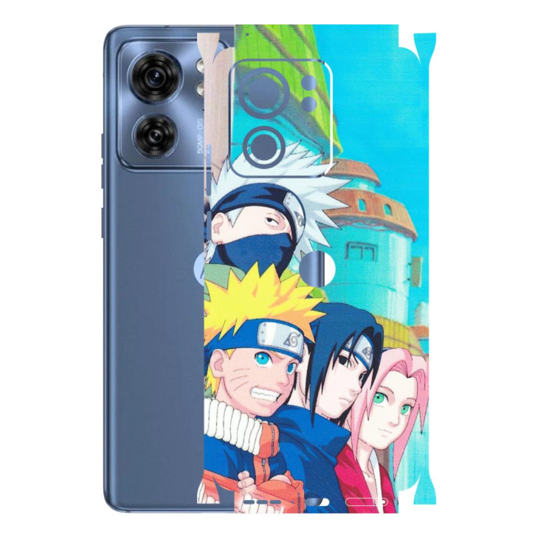 Motorola Phone Skins (All Models) - Team Minato And Kakashi - Matte Finish (M-101) Moto Edge 40 (5G)