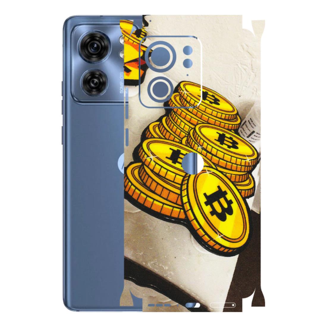 Motorola Phone Skins (All Models) - Billionaire Bitcoin Collection - Matte Finish (M-92) Moto Edge 40 (5G)