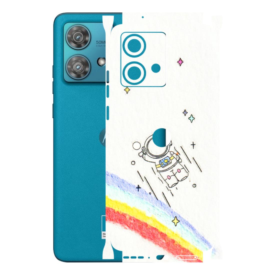 Motorola Phone Skins (All Models) - Milkyway Astronaut - 3D Embossed Finish (L-110) Moto Edge 40 Neo (5G)