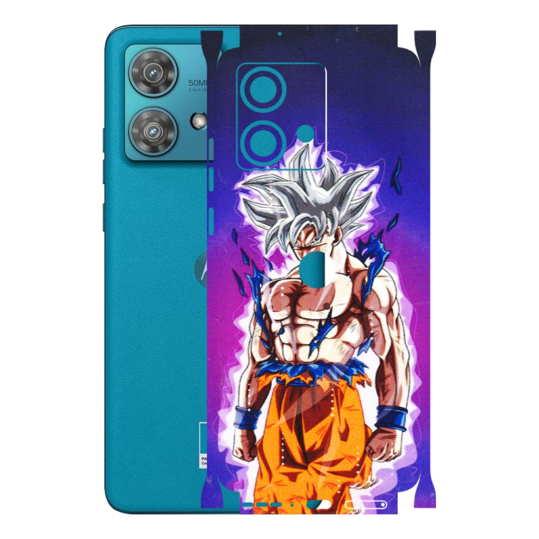 Motorola Phone Skins (All Models) - Goku Purple Anime - 3D Embossed Finish (L-147) Moto Edge 40 Neo (5G)