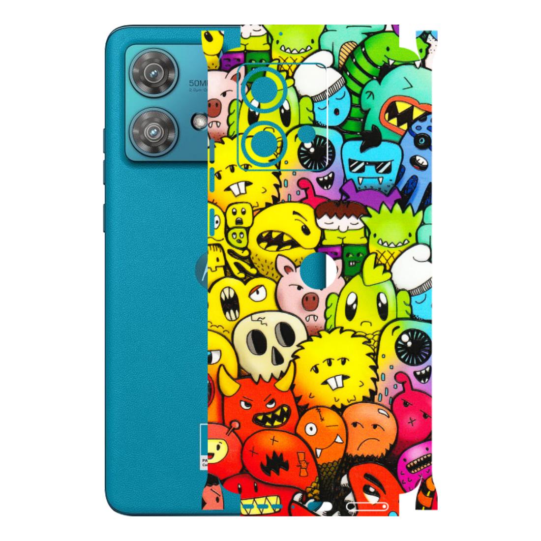 Motorola Phone Skins (All Models) - Angry Funkies - 3D Embossed Finish (L-169) Moto Edge 40 Neo (5G)