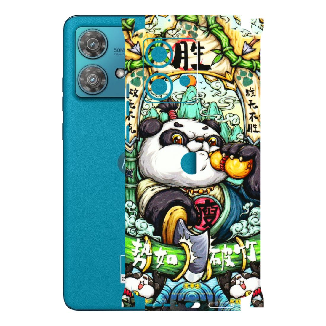 Motorola Phone Skins (All Models) - Royal Rich Panda - 3D Embossed Finish (L-170) Moto Edge 40 Neo (5G)