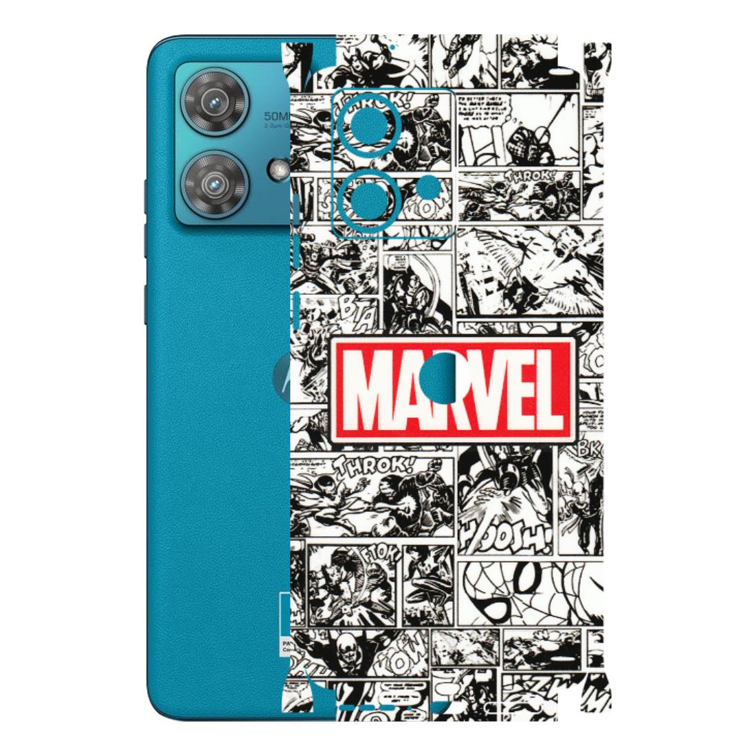 Motorola Phone Skins (All Models) - Marvel Comic - 3D Embossed Finish (L-171) Moto Edge 40 Neo (5G)