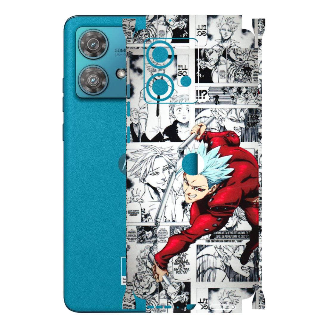 Motorola Phone Skins (All Models) - Anime Comic - 3D Embossed Finish (L-192) Moto Edge 40 Neo (5G)