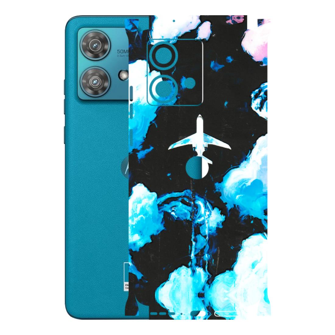 Motorola Phone Skins (All Models) - Travel In Airline - 3D Embossed Finish (L-264) Moto Edge 40 Neo (5G)