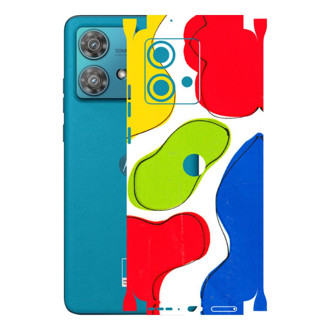 Motorola Phone Skins (All Models) - RGB Colour Paint - 3D Embossed Finish (L-284) Moto Edge 40 Neo (5G)