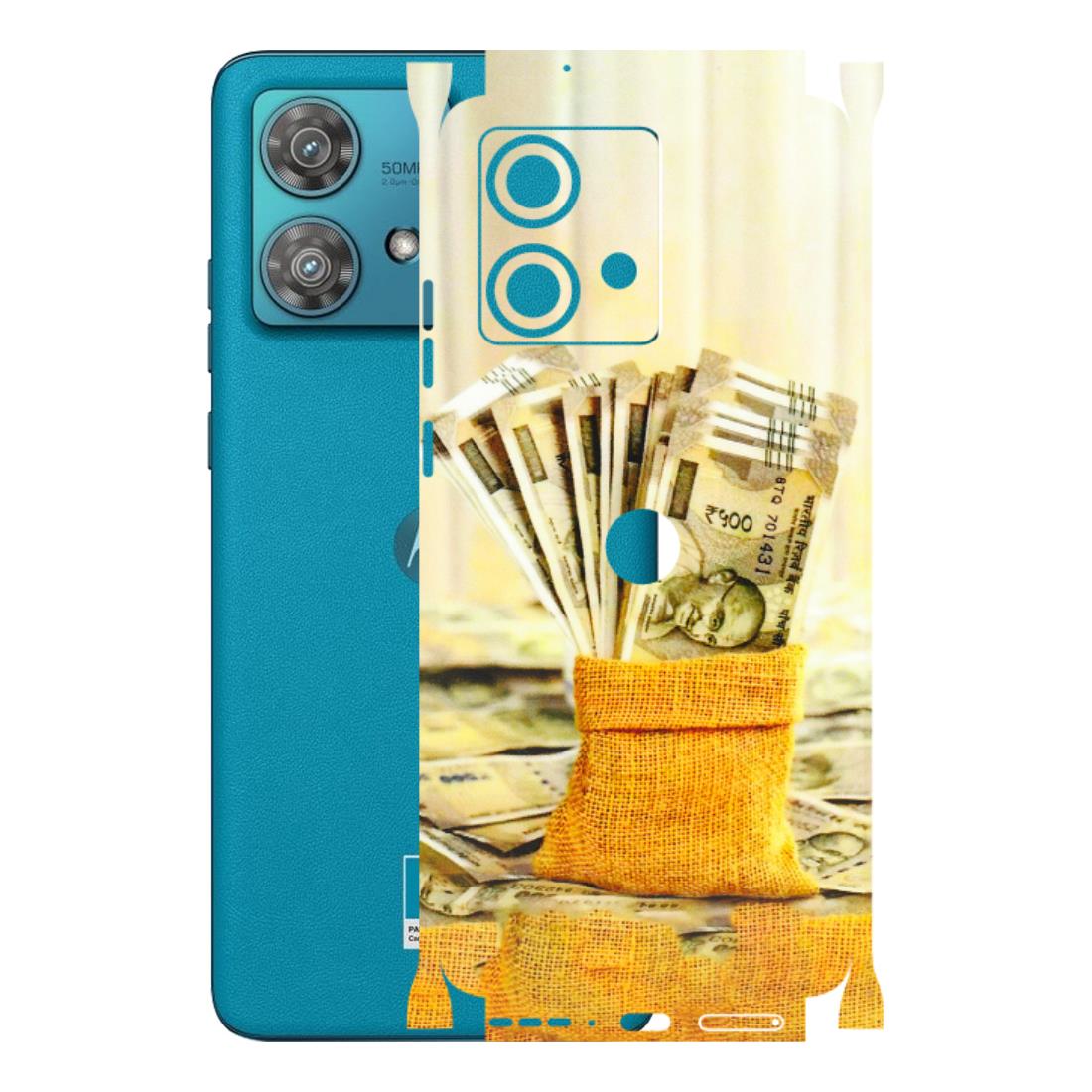 Motorola Phone Skins (All Models) - Show Me The Money - 3D Embossed Finish (L-52) Moto Edge 40 Neo (5G)