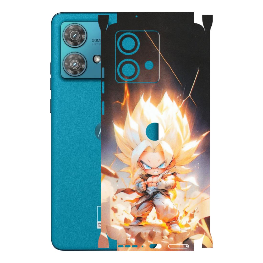 Motorola Phone Skins (All Models) - Goku Dragon Cute Anime - Matte Finish (M-131) Moto Edge 40 Neo (5G)