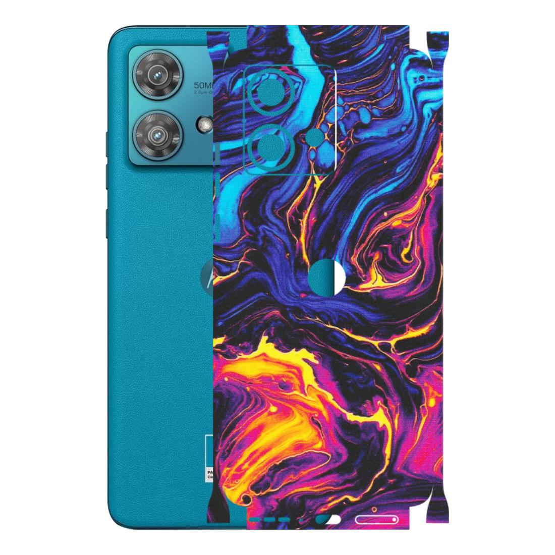 Motorola Phone Skins (All Models) - Abstract Paint Classy - Matte Finish (M-15) Moto Edge 40 Neo (5G)