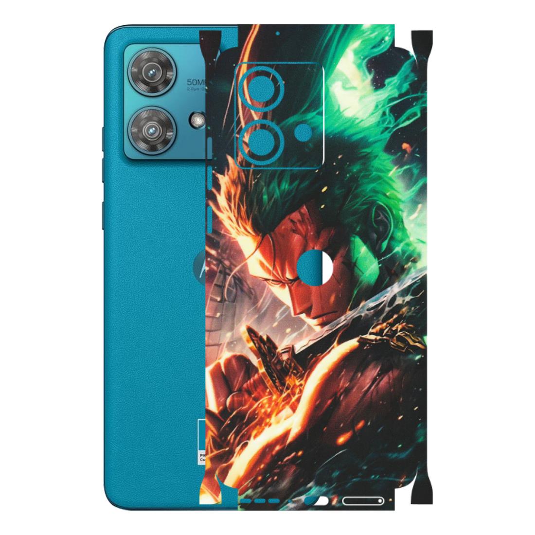 Motorola Phone Skins (All Models) - Anime Gojo Sword - Matte Finish (M-32) Moto Edge 40 Neo (5G)