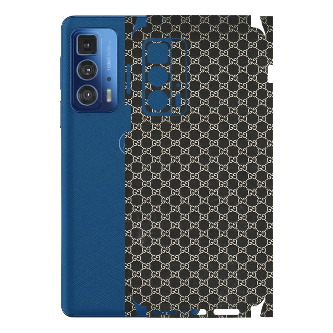 Motorola Phone Skins (All Models) - Black G Print - 3D Embossed Finish (L-109) Motorola Edge 20 Pro