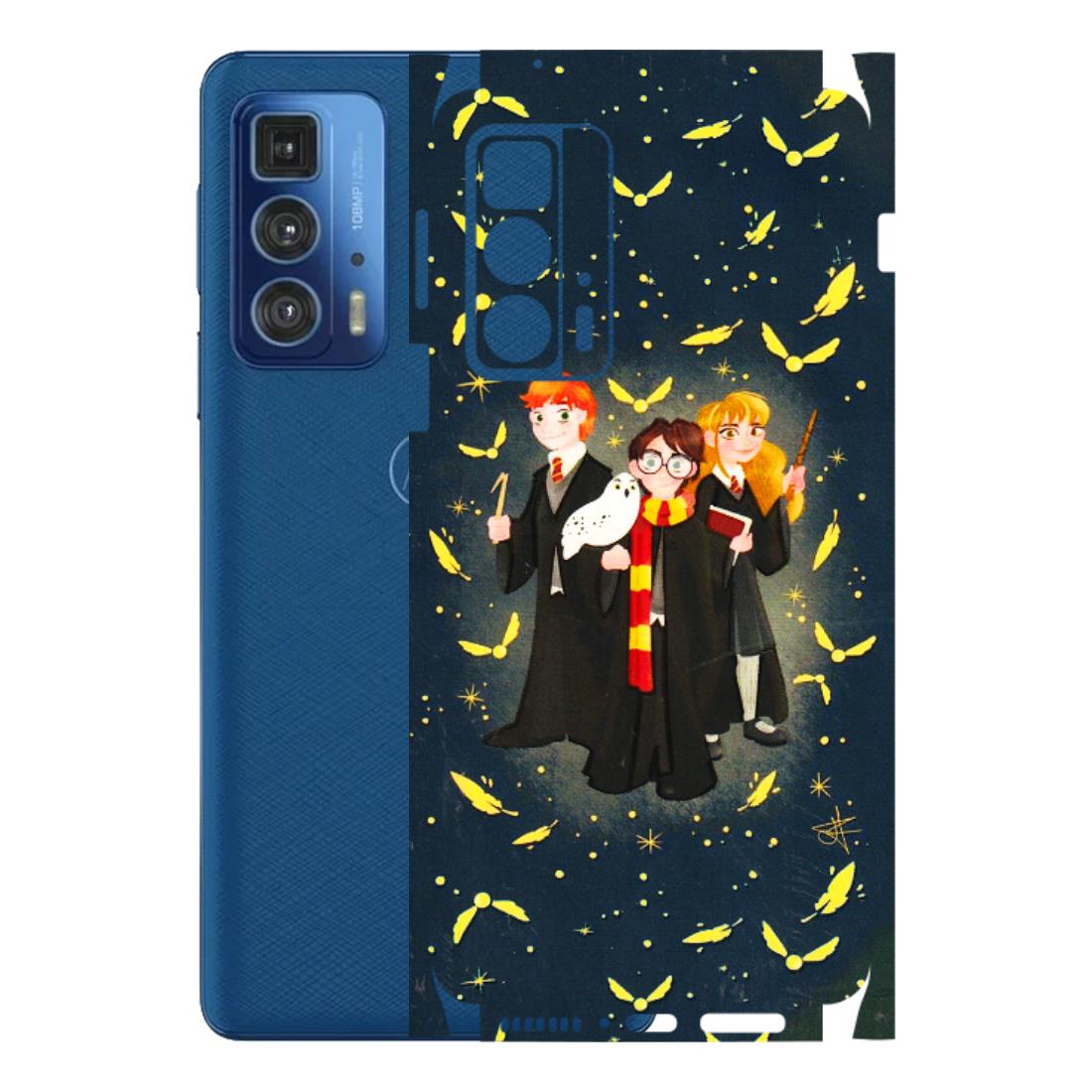 Motorola Phone Skins (All Models) - Harry Potter - 3D Embossed Finish (L-183) Motorola Edge 20 Pro