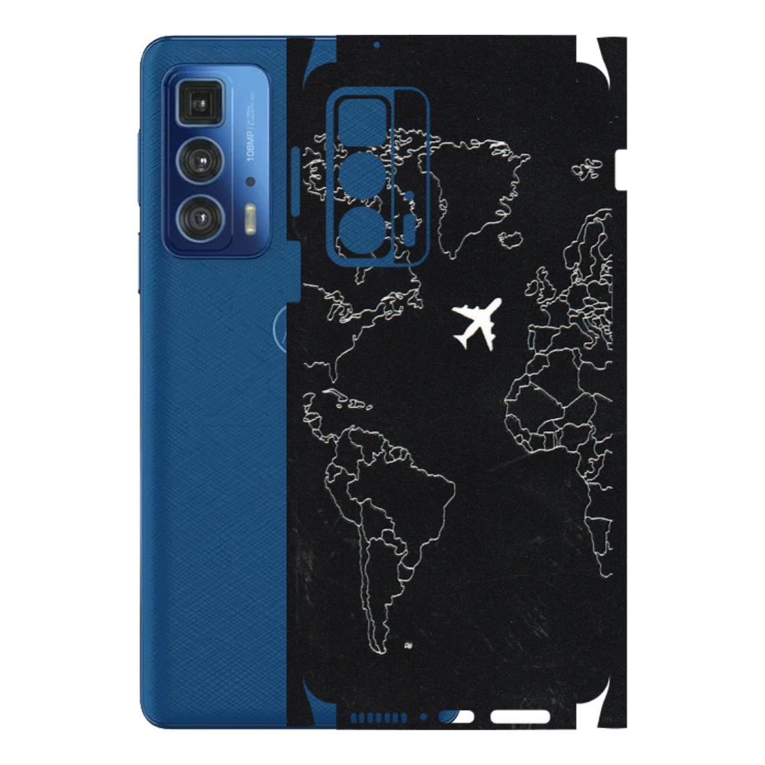 Motorola Phone Skins (All Models) - Never Ending Travel - 3D Embossed Finish (L-79) Motorola Edge 20 Pro