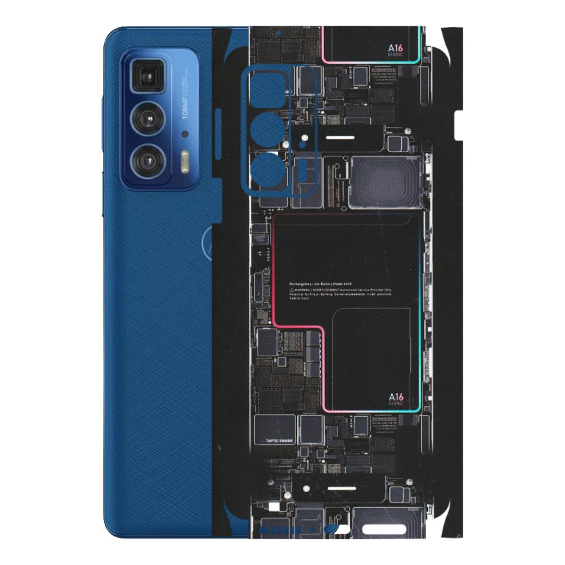 Motorola Phone Skins (All Models) - Motherboard Circuit Layout - Matte Finish (M-117) Motorola Edge 20 Pro