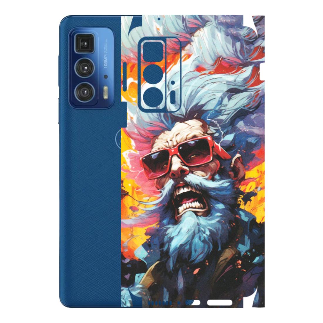 Motorola Phone Skins (All Models) - Daddy Cool Character - Matte Finish (M-43) Motorola Edge 20 Pro