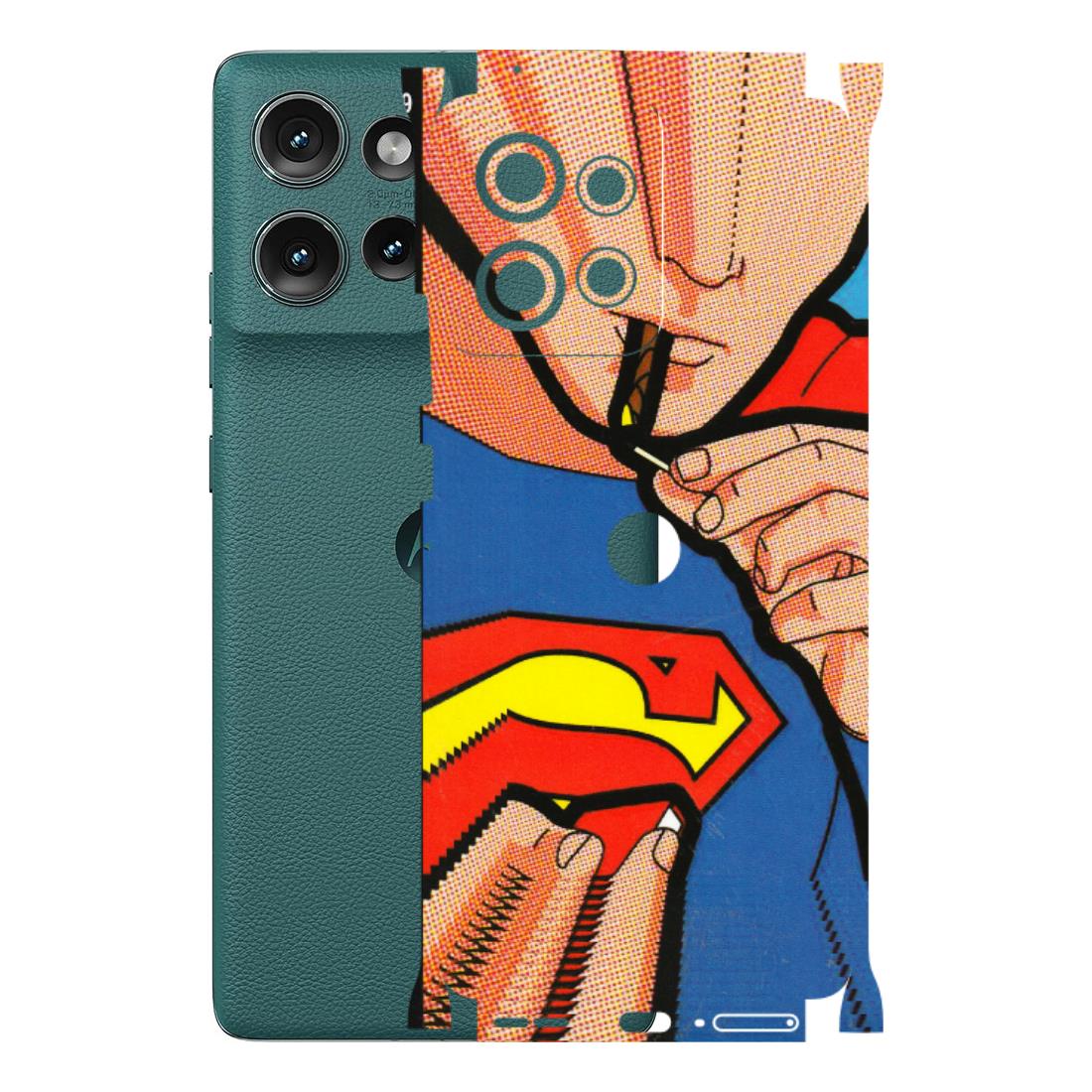 Motorola Phone Skins (All Models) - Superman Sutta - 3D Embossed Finish (L-130) Motorola Edge 50 (5G)