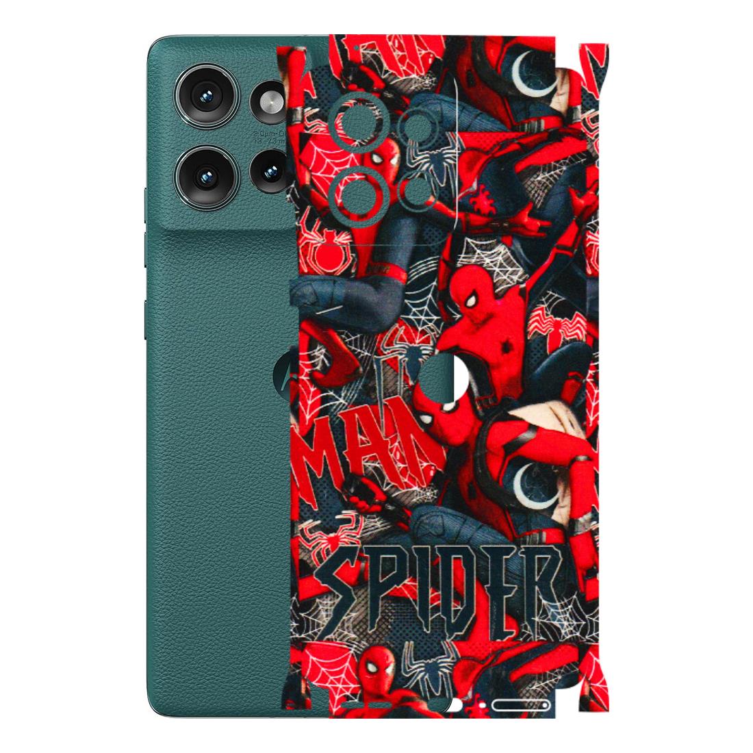 Motorola Phone Skins (All Models) - SpiderMan Cool - 3D Embossed Finish (L-188) Motorola Edge 50 (5G)