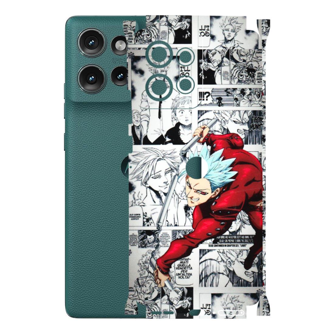 Motorola Phone Skins (All Models) - Anime Comic - 3D Embossed Finish (L-192) Motorola Edge 50 (5G)