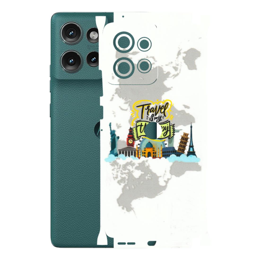 Motorola Phone Skins (All Models) - Travel Therapy - 3D Embossed Finish (L-199) Motorola Edge 50 (5G)