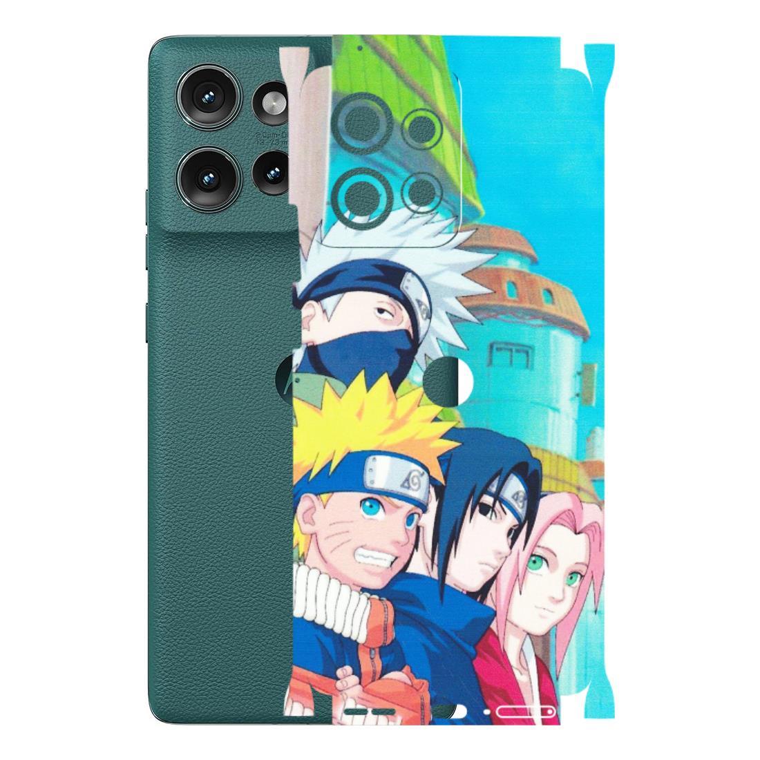 Motorola Phone Skins (All Models) - Team Minato And Kakashi - Matte Finish (M-101) Motorola Edge 50 (5G)