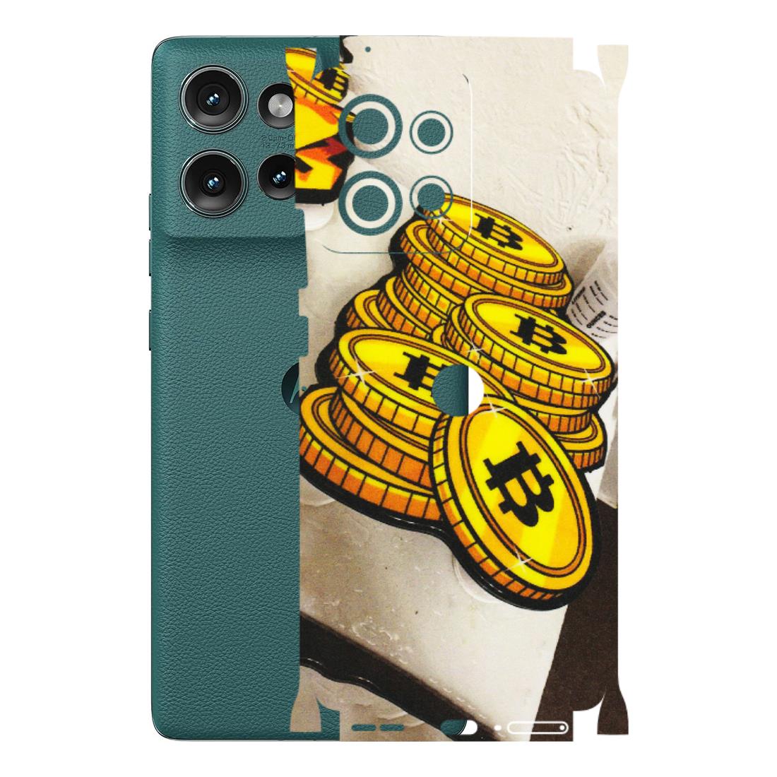 Motorola Phone Skins (All Models) - Billionaire Bitcoin Collection - Matte Finish (M-92) Motorola Edge 50 (5G)