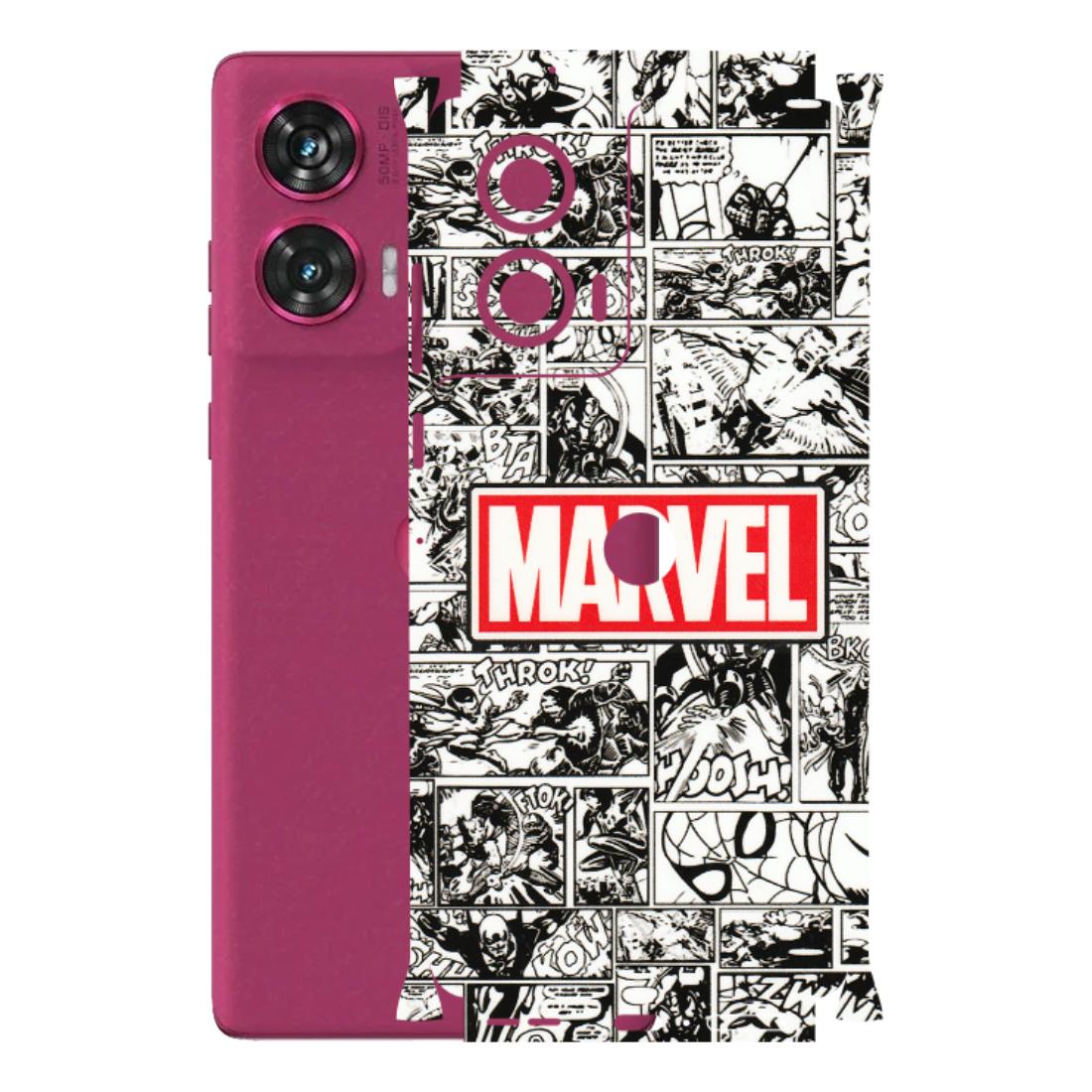 Motorola Phone Skins (All Models) - Marvel Comic - 3D Embossed Finish (L-171) Motorola Edge 50 Fusion (5G)