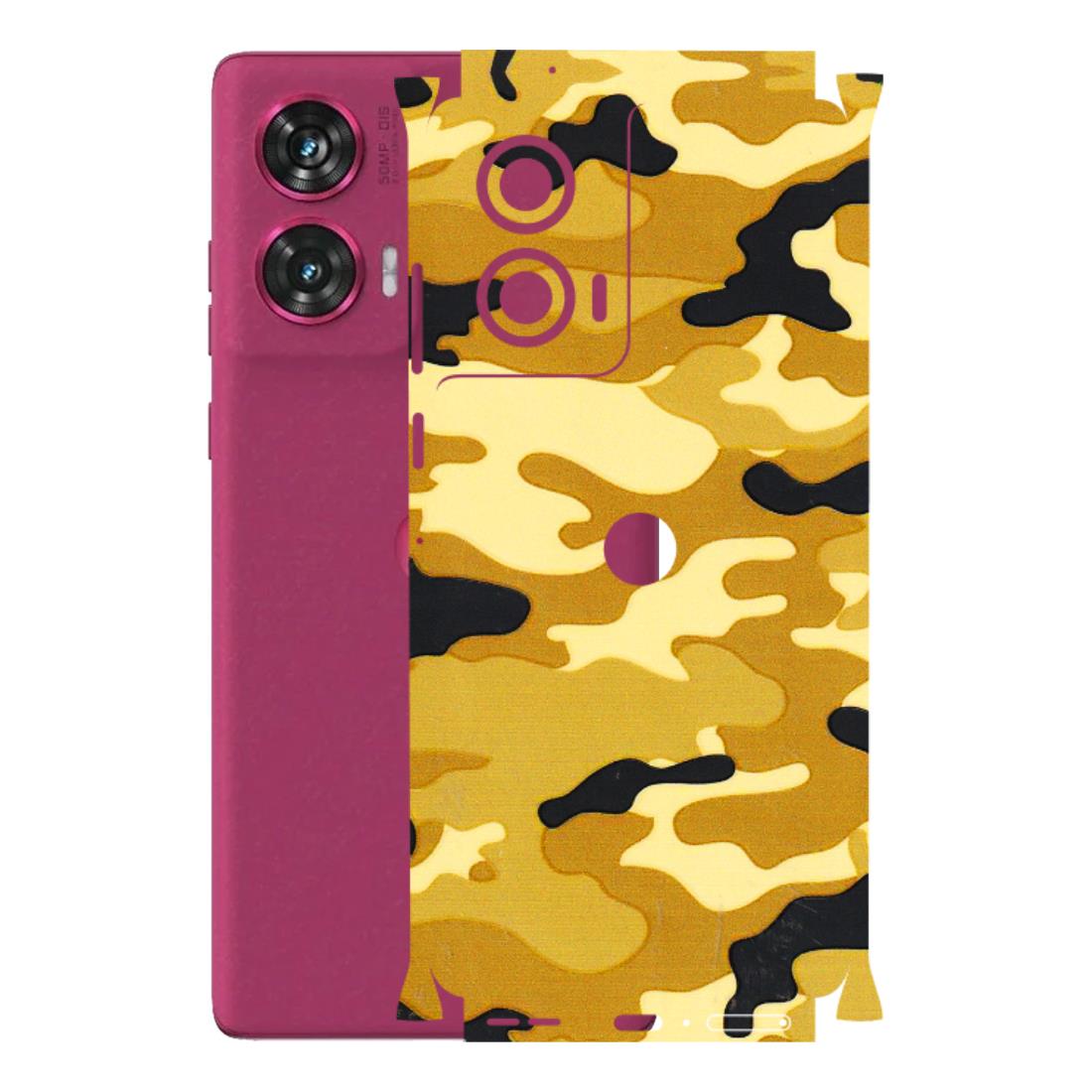 Motorola Phone Skins (All Models) - Indian Camo - 3D Embossed Finish (L-228) Motorola Edge 50 Fusion (5G)