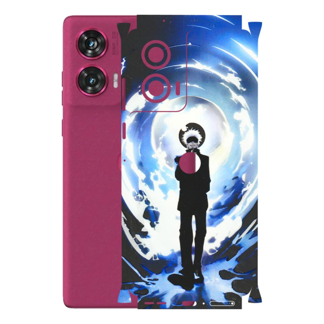 Motorola Phone Skins (All Models) - Jujustu Kaisen Anime Manga - 3D Embossed Finish (L-317) Motorola Edge 50 Fusion (5G)